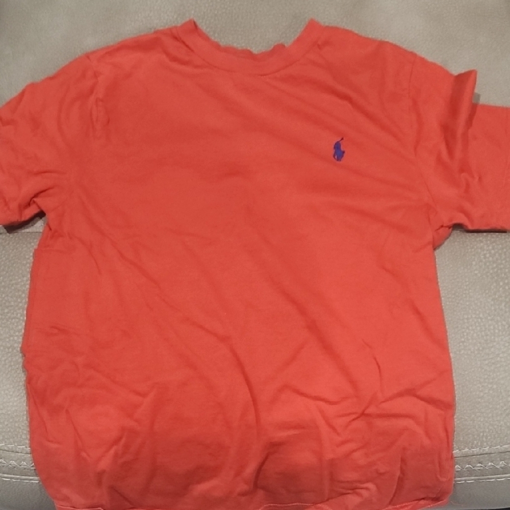 Polo by Ralph Lauren Vibrant Orange Tee Size M (10-12)